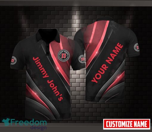 Jimmy John's 3D Polo Shirt Golf Lover Gift Custom Name Product Photo 1