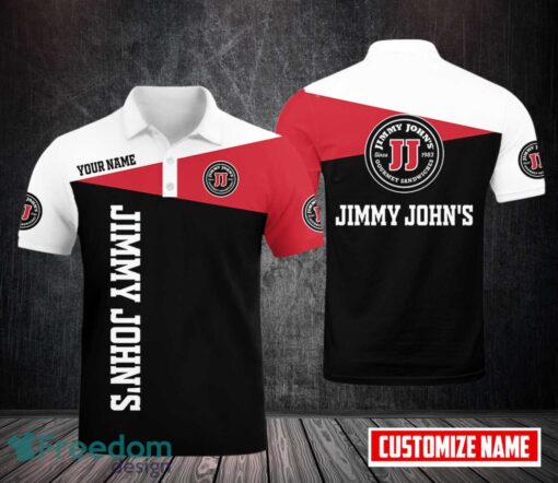 Jimmy John's AOP 3D Polo Shirt Unique Gift Golf Polo Shirt Custom Name Product Photo 1