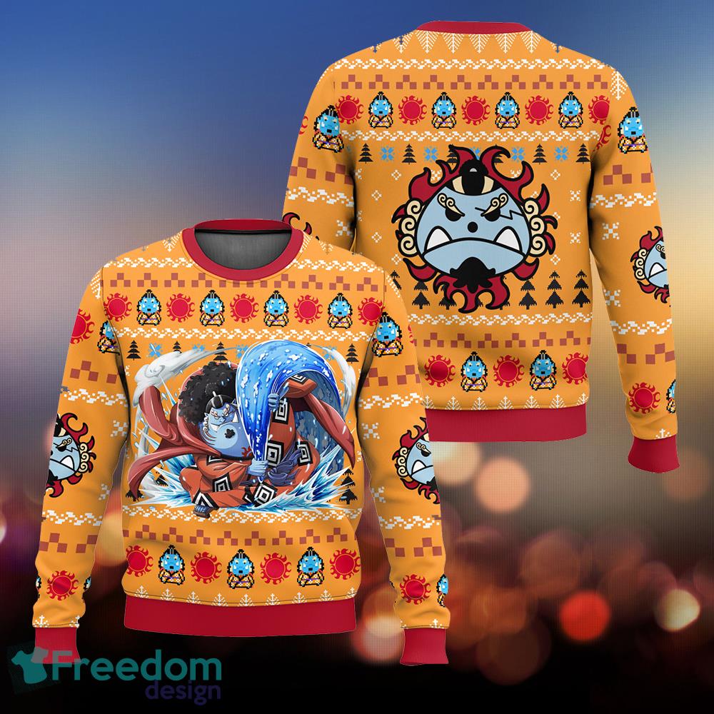 Jinbe One Piece Knitted Xmas Sweater Gift Holidays image Jinbe One Piece Knitted Xmas Sweater Gift Holidays - Jinbe One Piece Knitted Xmas Sweater Gift Holidays
