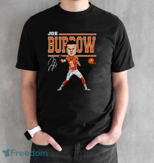 Joe Burrow Cincinnati Bengals 9 signature shirt - Black Unisex T-Shirt