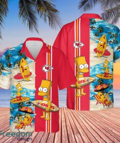 Kansas City Chiefs Bart Simpson Hawaiian Shirt Funny For Men Women Fans