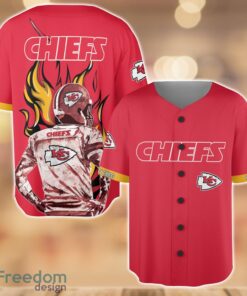 Kansas City Chiefs Wave Player Baseball Jersey Shirt For Team