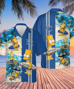 Kansas City Royals Bart Simpson Hawaiian Shirt Funny For Men Women Fans