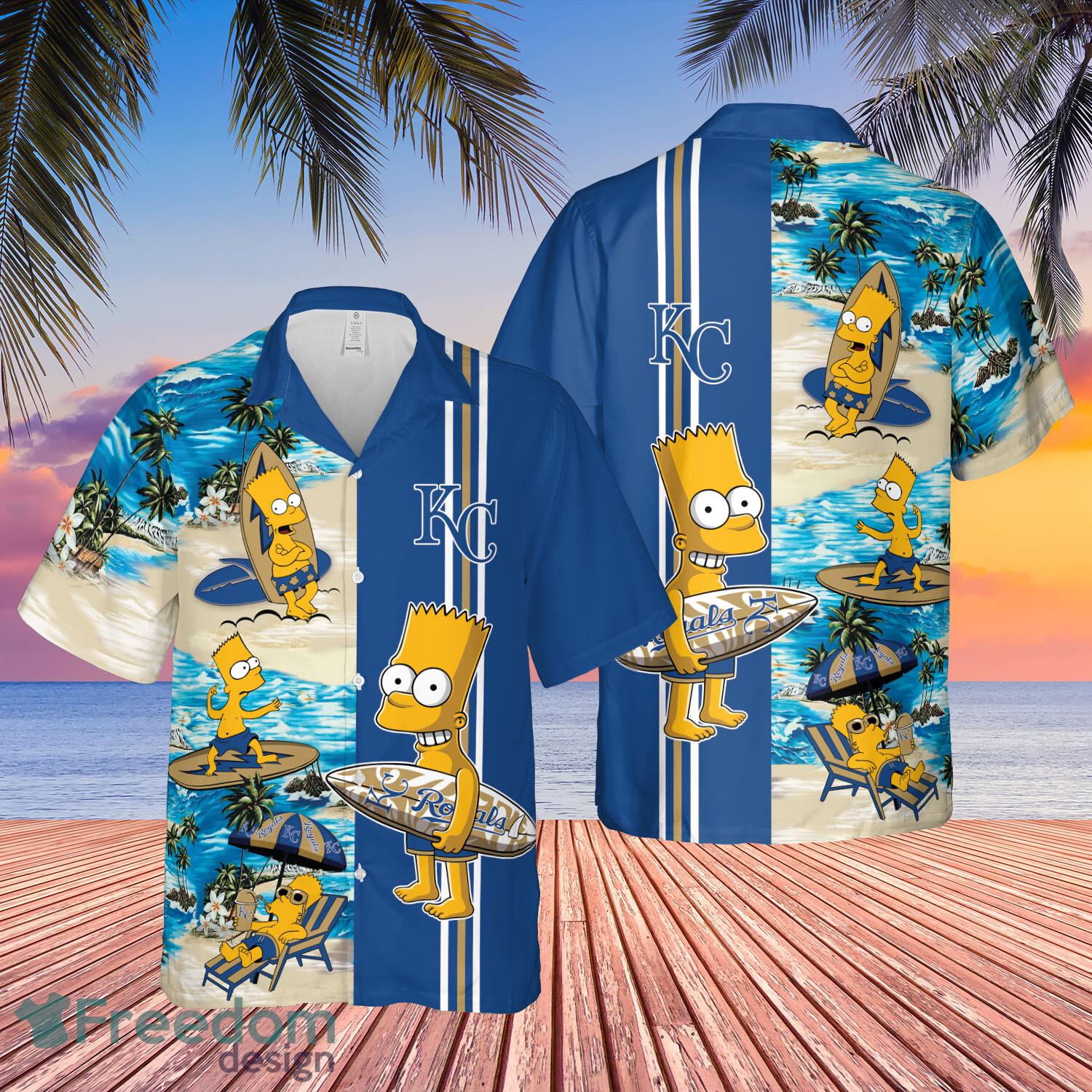 Kansas City Royals Bart Simpson Hawaiian Shirt Funny For Men Women Fans image Kansas City Royals Bart Simpson Hawaiian Shirt Funny For Men Women Fans - Kansas City Royals Bart Simpson Hawaiian Shirt Funny For Men Women Fans