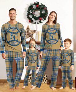 Kansas City Royals Custom Name Pajamas Set For Family Sport Team Pajamas Christmas Gift
