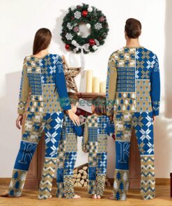 Kansas City Royals Pajamas Set Custom Name Gift For Christmas Family Pajamas Set Product Photo 2