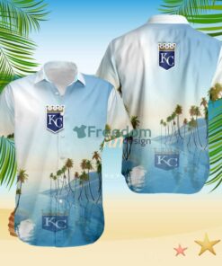 Kansas City Royals Tropical Beach Blue Hawaiian Shirt