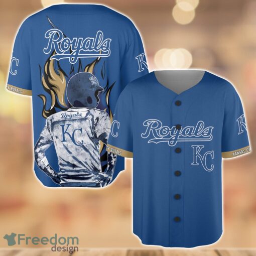 Kansas City Royals Wave Player Baseball Jersey Shirt For Team Product Photo 1