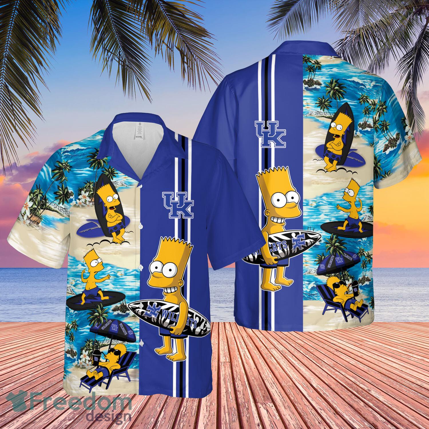 Kentucky Wildcats Bart Simpson Hawaiian Shirt Funny For Men Women Fans image Kentucky Wildcats Bart Simpson Hawaiian Shirt Funny For Men Women Fans - Kentucky Wildcats Bart Simpson Hawaiian Shirt Funny For Men Women Fans