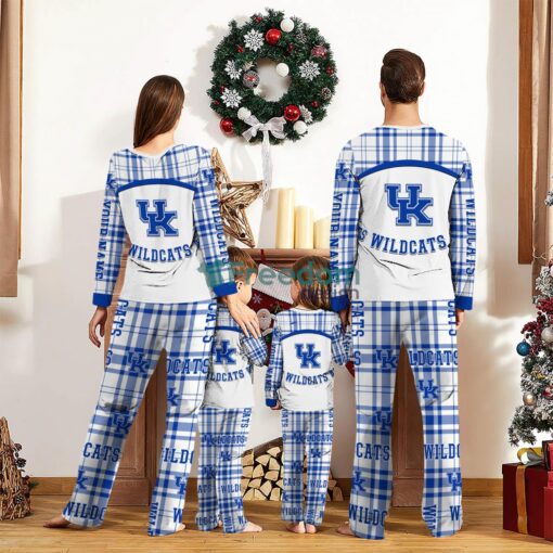 Kentucky Wildcats Custom Name Pajamas Set For Family Sport Team Pajamas Christmas Gift Product Photo 2