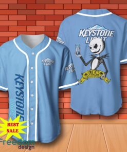 Keystone Light Halloween Jack Skellington Nightmare Baseball Jersey for All Genders