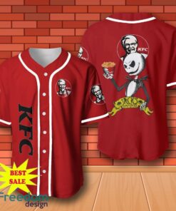 KFC Halloween Jack Skellington Nightmare Baseball Jersey for All Genders
