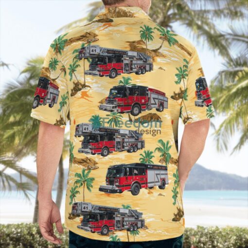 Largo, Pinellas County, Florida, Largo Fire Department Hawaiian Shirt Product Photo 2