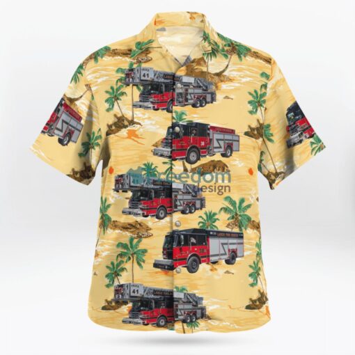 Largo, Pinellas County, Florida, Largo Fire Department Hawaiian Shirt Product Photo 3