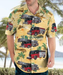 Largo, Pinellas County, Florida, Largo Fire Department Hawaiian Shirt Product Photo 4