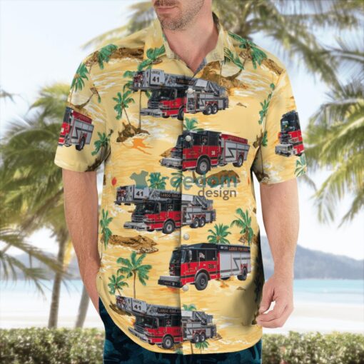 Largo, Pinellas County, Florida, Largo Fire Department Hawaiian Shirt Product Photo 4