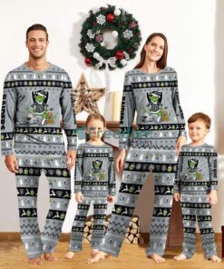 Las Vegas Raiders Pajamas Sport Team Pajama Set Christmas Gift For Family Custom Name Unique Gift