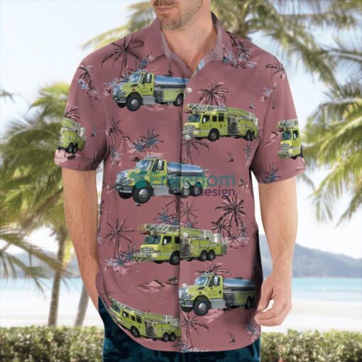 Limerick Township, Pennsylvania, Limerick Fire Department Hawaiian Shirt Product Photo 4