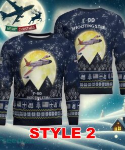 Lockheed P-80 Shooting Star P80 F80 Aircraft Moonlight Multi Color Ugly Christmas 3D Sweater Gift For Men And Women - Lockheed P-80 Shooting Star P80 F80 Aircraft Moonlight Ugly Christmas Sweater_11