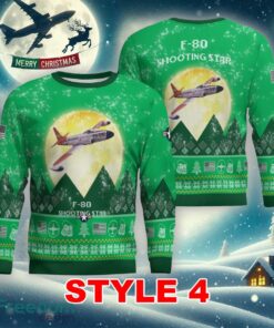 Lockheed P-80 Shooting Star P80 F80 Aircraft Moonlight Multi Color Ugly Christmas 3D Sweater Gift For Men And Women - Lockheed P-80 Shooting Star P80 F80 Aircraft Moonlight Ugly Christmas Sweater_26