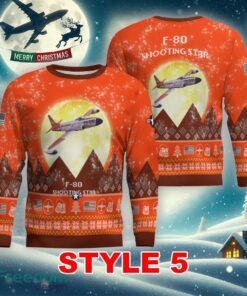 Lockheed P-80 Shooting Star P80 F80 Aircraft Moonlight Multi Color Ugly Christmas 3D Sweater Gift For Men And Women - Lockheed P-80 Shooting Star P80 F80 Aircraft Moonlight Ugly Christmas Sweater_41