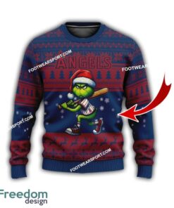 Los Angeles Angels Grinch Design Ugly Christmas Sweater Gift For Men And Women