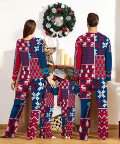 Los Angeles Angels Pajamas Set Custom Name Gift For Christmas Family Pajamas Set Product Photo 2