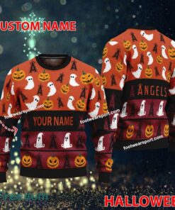Los Angeles Angels Personalized Halloween Ugly Xmas Sweater AOP For Fans