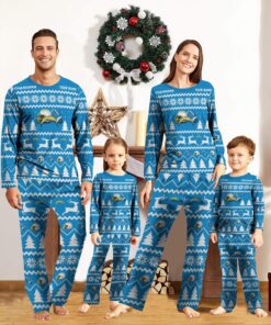 Los Angeles Chargers Custom Name Christmas Reindeer Pajamas Set Christmas Gifts For Family Pajamas Gift