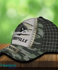 Louisville Cardinals 3D Hat And Cap Beach Design Camo Green For Fans Gift Custom Name - Louisville Cardinals 3D Hat And Cap Camo_3