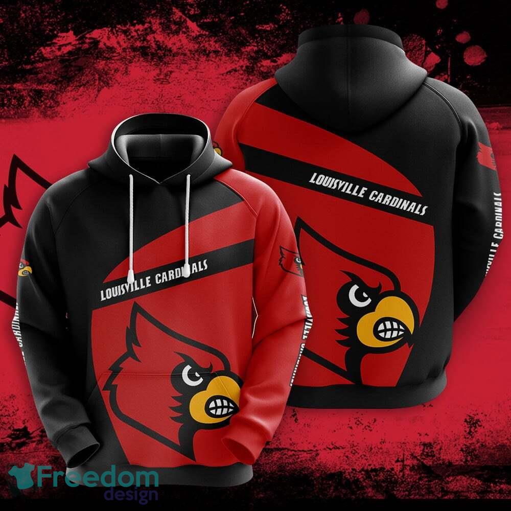 Louisville Cardinals 3D Hoodie For Fans New Trending All OVer Print - Louisville Cardinals 3D Hoodie For Fans New Trending All OVer Print