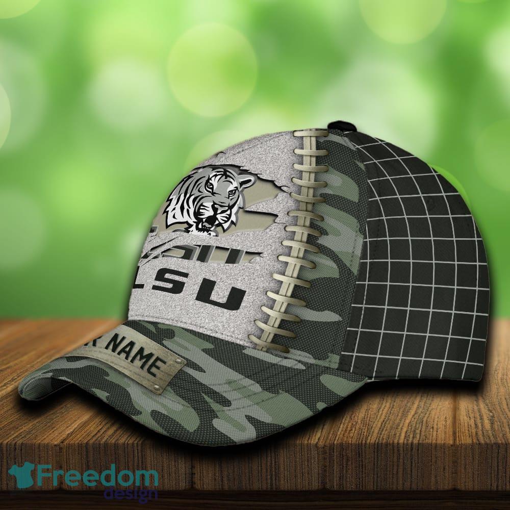 LSU Tigers 3D Hat And Cap Beach Design Camo Green For Fans Gift Custom Name image LSU Tigers 3D Hat And Cap Beach Design Camo Green For Fans Gift Custom Name - LSU Tigers 3D Hat And Cap Camo_3