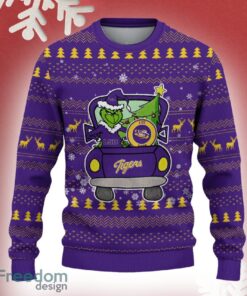 LSU tigers Grinch Driving Funny 3D Ugly Christmas Sweater For Men Women