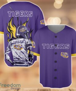 LSU Tigers Wave Player Baseball Jersey Shirt For Team