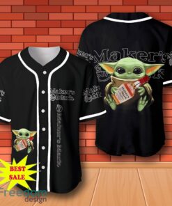 Maker’s Mark Baby Yoda Baseball Jersey for All Genders
