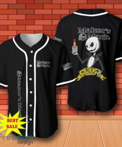 Maker’s Mark Halloween Jack Skellington Nightmare Baseball Jersey for All Genders