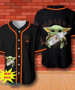 Malibu Baby Yoda Baseball Jersey for All Genders