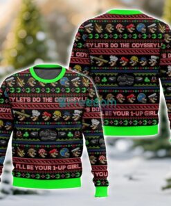 Mario Odyssey, Christmas Ugly Sweater 3D Printed Sweater Christmas Gift