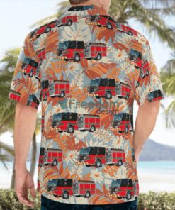 Martinsville Fire & EMS Department Martinsville, Virginia Hawaiian Shirt Product Photo 2