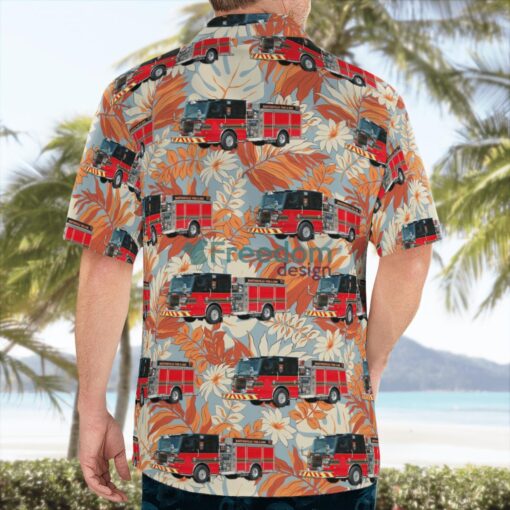 Martinsville Fire & EMS Department Martinsville, Virginia Hawaiian Shirt Product Photo 2