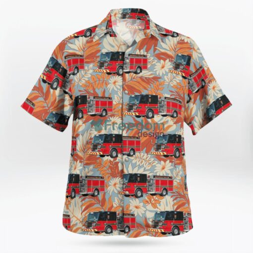 Martinsville Fire & EMS Department Martinsville, Virginia Hawaiian Shirt Product Photo 3