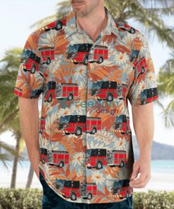 Martinsville Fire & EMS Department Martinsville, Virginia Hawaiian Shirt Product Photo 4