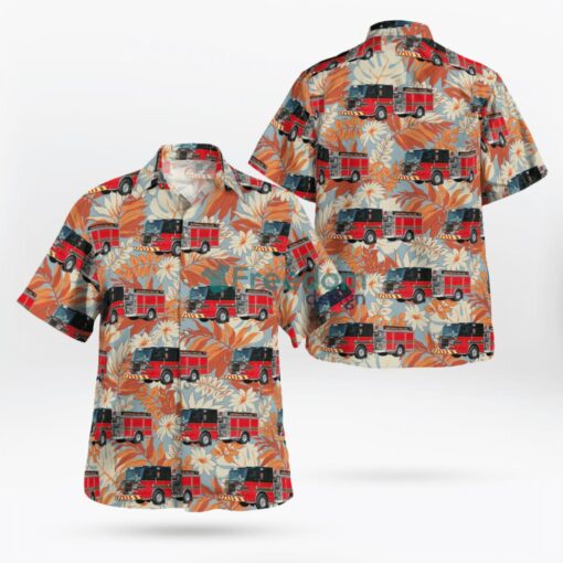 Martinsville Fire & EMS Department Martinsville, Virginia Hawaiian Shirt Product Photo 1