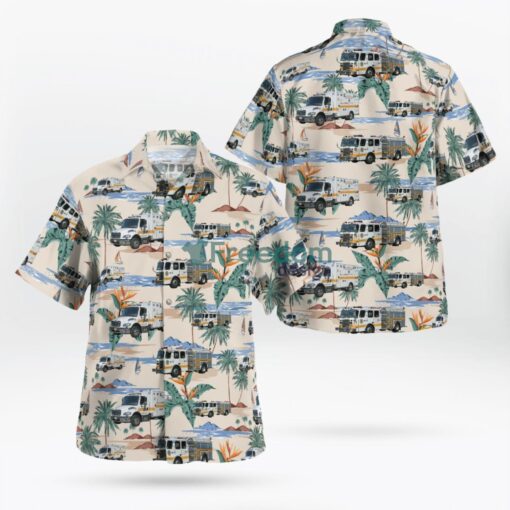 Maryland, Harmans Dorsey Fire Company Station 21 Hawaiian Shirt Product Photo 1