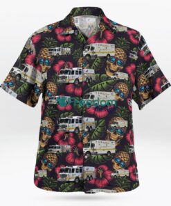 Maryland, Jacobsville Fire Station 10 Hawaiian Shirt Product Photo 3