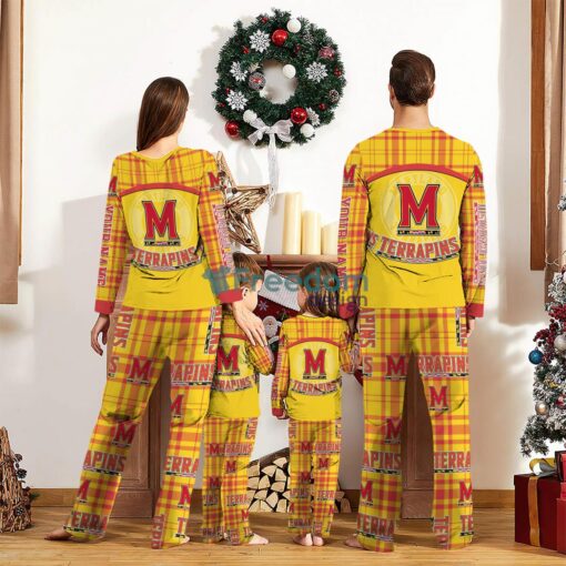 Maryland Terrapins Custom Name Pajamas Set For Family Sport Team Pajamas Christmas Gift Product Photo 2