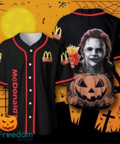 Mcdonald Michael Myers Halloween Costume Baseball Jersey For Men And Women