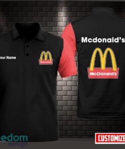 Mcdonald’s  AOP 3D Polo Shirt Unique Gift Golf Polo Shirt Custom Name