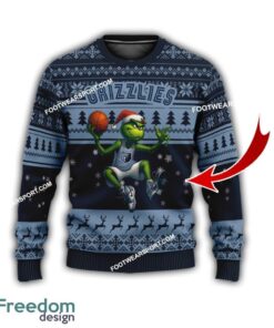 Memphis Grizzlies Grinch Design Ugly Christmas 3D Sweater Gift For Men And Women - Memphis GrizzliesMulti Grinch Ugly Christmas Sweater Gift Adult Photo 1