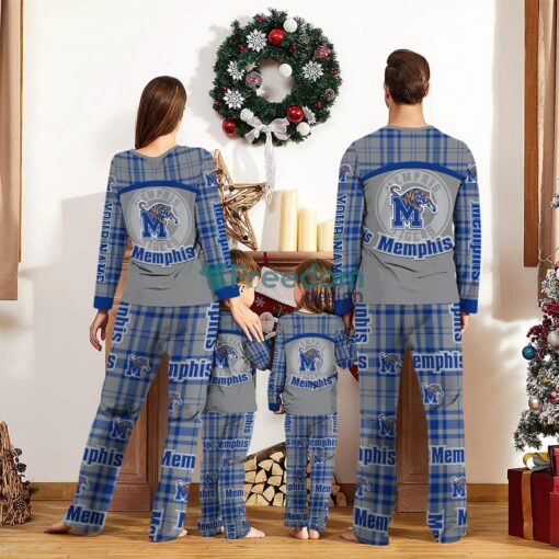 Memphis Tigers Custom Name Pajamas Set For Family Sport Team Pajamas Christmas Gift Product Photo 2